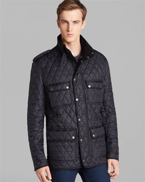 burberry brit diamond quilted jacket mens|Burberry diamond quilted jacket women's.